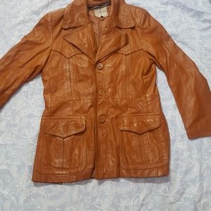 Vintage Wilson's house of suede and leather mens jacket 38